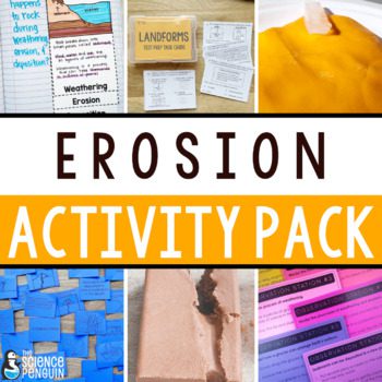 Weathering Erosion Deposition Activity Pack