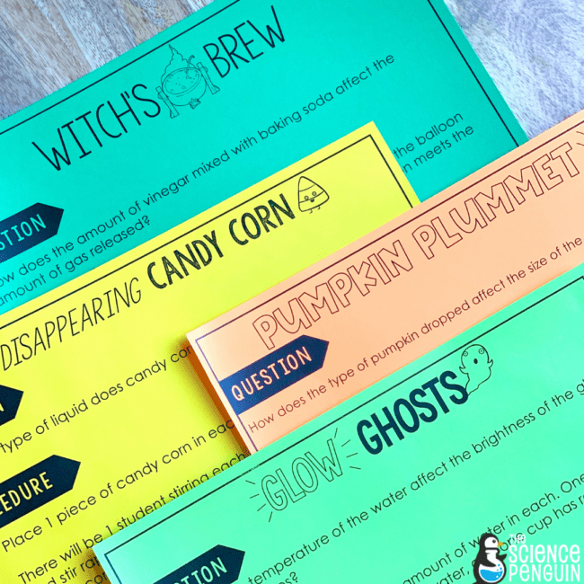 Elementary Halloween Science
